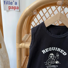 Korean Children's Clothing 2025 Summer New Item 1-3 Year Old Boy Baby Sleeveless Set Thin A-level Outdoor Clothing Two-piece Set