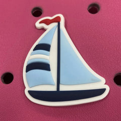 Rubber Beach Bag Accessories Charms - 3" Beach Charm Accessories for Rubber Beach Totes Perfect Tote Accessories for Summer