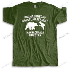 גברים כותנה מזדמן T חולצת קיץ נורמגומדוב היאבקות אקדמיה מחצ'קלה דגסטן Loose חולצות בשבילו בתוספת גודל tshirt