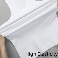 Casual Men's Tank Top Gym Clothing Man Sleeveless Shirt Summer Bodybuilding Vest Gym Fitness Muscle Singlet Clothes T-shirt Hot