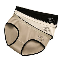 Women Crotch Pure Panties Underpants Cute Seamless Comfortable Underwear Solid Briefs Ladies Low-Rise Lingerie Underwears