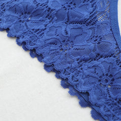 Sexy Female Lingerie Lace trim Sexy Thongs Women Low-Rise Briefs Floral Embroidery Underpants Female Lingerie