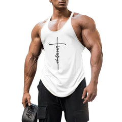 2023gym Running cotton singlets canotte bodybuilding stringer tank top men fitness shirt muscle guys sleeveless vest Tanktop