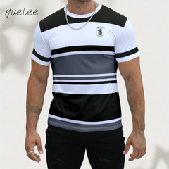 Men's T-Shirt Fashion Breathable Summer Outdoor Men's Clothing 3D Casual Oversized T-Shirt Men Versatile Men's Short Sleeve Tee