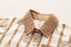 Baby Boy Clothes Set T-Shirt+Shorts Kids Boy Summer Clothing Set Cute Cartoon Bear Outfit Set Infant Toddler Tee Shirt Pants