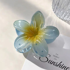 Beach Vacation Bohemia Style Fashion Egg Flower Hair Clips Flower Large Hair Claw Hairpin For Women Girls Accessories