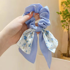 Haarschmuck für Feen, Haargummis, Schleifen, Haarbänder mit Blumenmuster, elastische Haarbänder, Haargummis, Haarspangen, Haarschmuck für Mädchen
