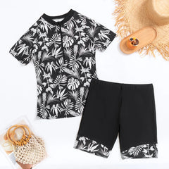 Summer Print Swimsuits Tankini Sets Female Swimwear Push Up for Beach Wear Two-Piece Bathing Suits Pool Women's Swimming Suit
