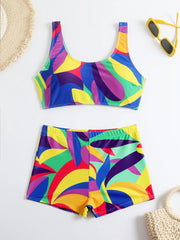 2025 High Waist Bikinis Printed Swimsuit Women Sexy Padded Swimwear Female Bathers Bathing Swimming Swim Suit Beachwear