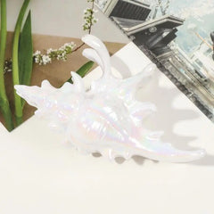 Ocean Shark Claw Clip For Women Conch Hair Claw Clip For Cute Beach Hair Accessories