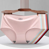 Damenunterwäsche aus Eisseide und Baumwolle, antibakteriell, Slips, Dessous, Freizeit-Slips für Mädchen, Damenunterwäsche, Übergröße XXL