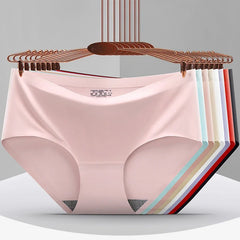 תחתוני נשים מכותנה קרחית משי, אנטיבקטריאליים, תחתונים יומיומיים לנשים, בנות, תחתונים לנשים, מידות גדולות XXL