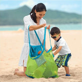Handbag Beach Shoulder Bag Mesh Shell Bag Beach Essential Bag Beach Toy Handbag