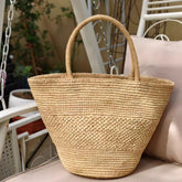 Women Beach Vintage Handmade Woven Shoulder Bag Raffia Rattan Shopping Bags Bohemian Ladies Summer Travel Vacation Casual Totes
