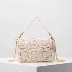 תיקי חוף בוהו לנשים, תיק פנינים, תיק נצרים, תיקי טוטה בסגנון יוקרתי לנשים, בגדי חופשה לנשים, פריטי חובה לטיולים