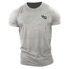 New Men T Shirt Summer Clothing Solid Color Printed Shirts O Neck Oversized Top Casual Streetwear Loose Fitness Clothing For Men