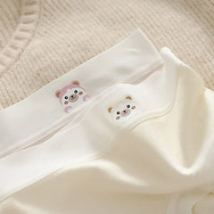 5PCS Soft Cute Panties for Women Underwear Cotton Crotch Seamless Briefs Female Lingerie Bear Underpants Gifts