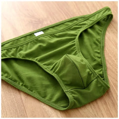 Einfache, einfarbige Herrenunterwäsche aus reiner Baumwolle, Slips mit elastischem Bund, atmungsaktiv und schweißabsorbierend, Modell RA39