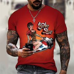 Men's Oversize T-Shirt Gym T-Shirts Man Chic Crew Neck Male T-Shirt Short Sleeve Polyester Clothing Casual Tops Tees Men T-Shirt