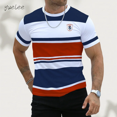 Men's T-Shirt Fashion Breathable Summer Outdoor Men's Clothing 3D Casual Oversized T-Shirt Men Versatile Men's Short Sleeve Tee