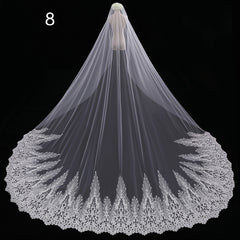 Bride Wedding Master Wedding Veil Long Long Tail - kinko