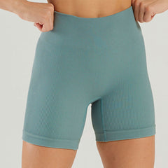 Seamless Knitted High Elastic Sports Underwear U Square Collar Yoga Suit - kinko