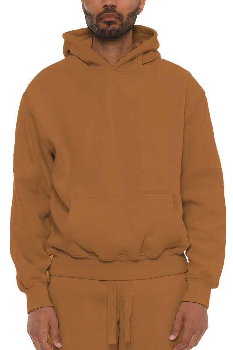 WEIV Men's Full Size Premium Cotton Blend Hoodie Plus Size - kinko