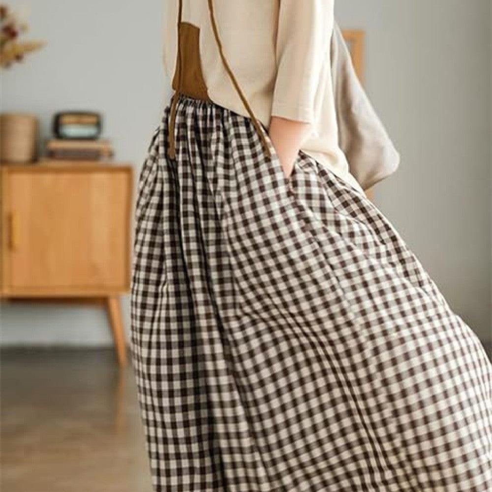 Fashion Casual Women Loose Wide-leg Skort - kinko