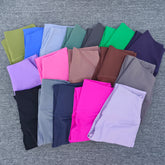 Casual Simple No Embarrassment Line Yoga Pants - kinko
