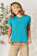 Basic Bae Full Size Round Neck Short Sleeve T-Shirt - kinko