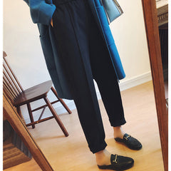 Plus Size Straight Tapered Casual Pants