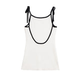 Female Fashion Color Contrast Bowknot Dress - kinko