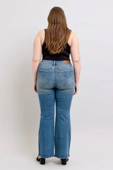 Judy Blue MR Tummy Control Vintage Wash Jeans - kinko