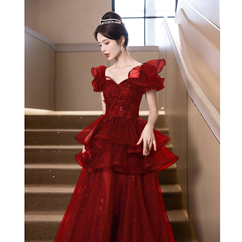 Evening Dress Women's Banquet Ceremony Exam Super Fairy Princess - kinko