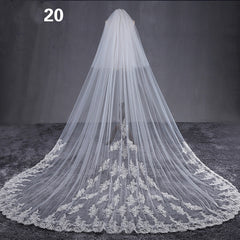 Bride Wedding Master Wedding Veil Long Long Tail - kinko