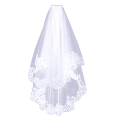 Black Veil Short Lace Headdress Spiritual Love Wedding Clothes Party Photo Veil Veil - kinko