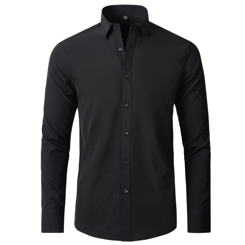 Solid Color Simple Business Thin Lining Shirt - kinko
