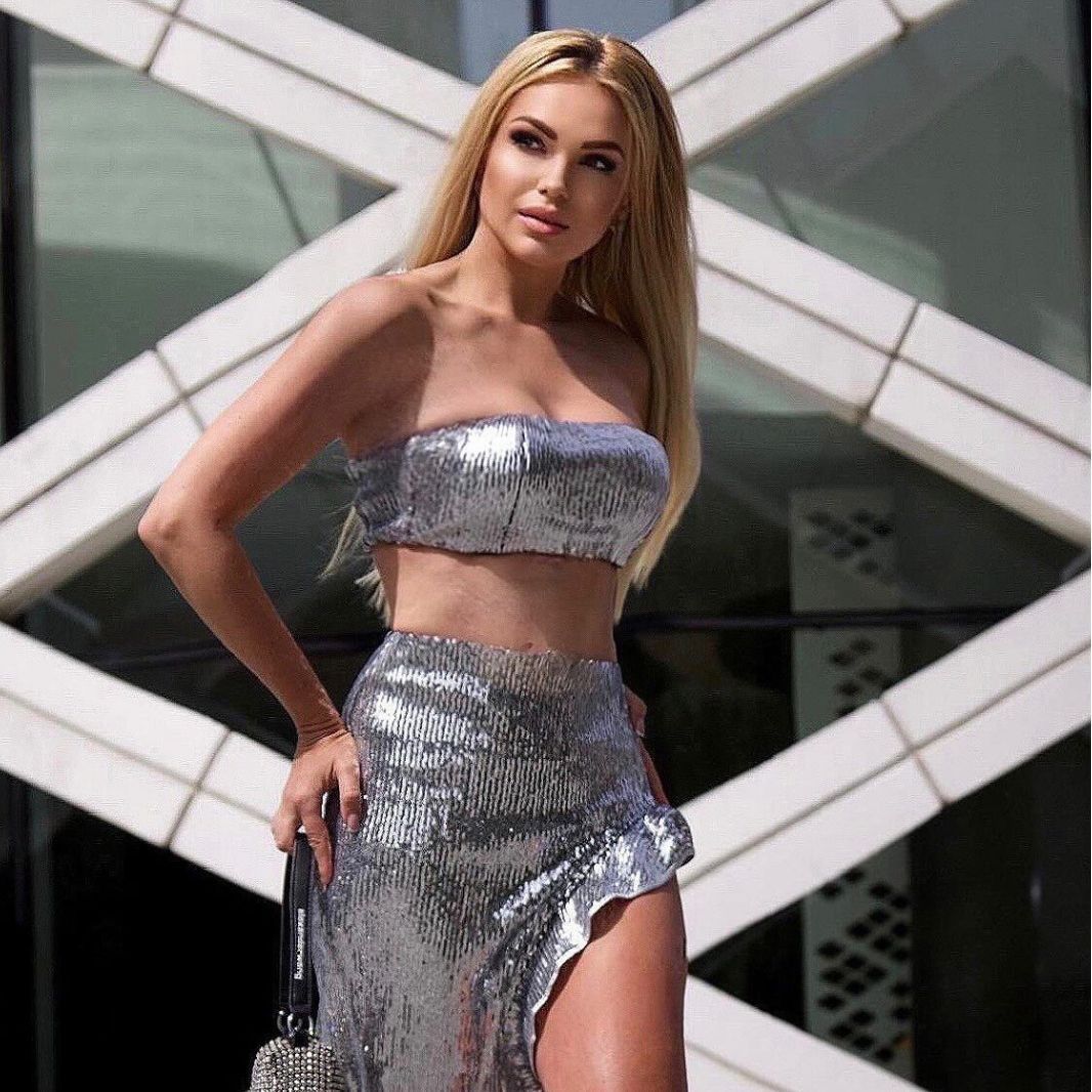 Women's Irregular High-end Sequin Skirt Set - kinko