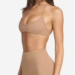 Yoga Vest Female With Chest Pad Sports Workout Bra - kinko