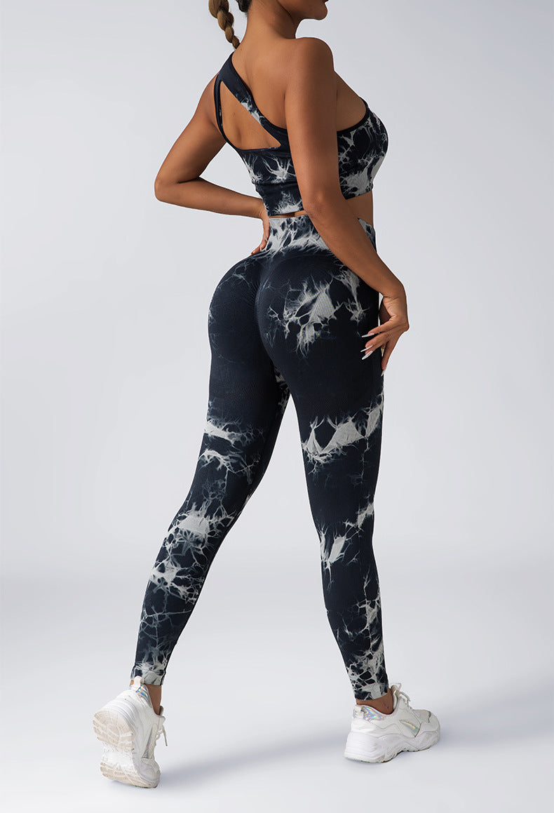 4pack Tie-dye Yoga Pants - kinko