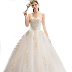 Bride Long-sleeved Forest Super Fairy Dream Luxury Luxury Starry Sky Trailing - kinko