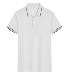 Polo Shirt Short Sleeve Lapel Printing Overalls - kinko