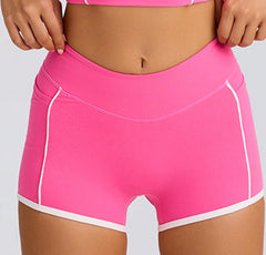 Sports Underwear Vest Shorts Spaghetti Strap Bra Beauty Back Tight High Elastic Fitness - kinko