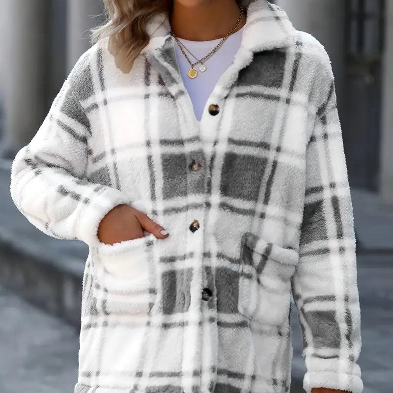 Fashionable And Versatile Polyester Fiber Women's Coat - kinko