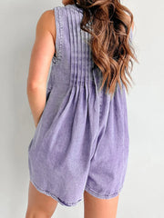 Tied Romper with Pockets - kinko