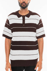 WEIV Men's Full Size Charlie Brown Shirt Short Sleeve Polo Plus Size - kinko