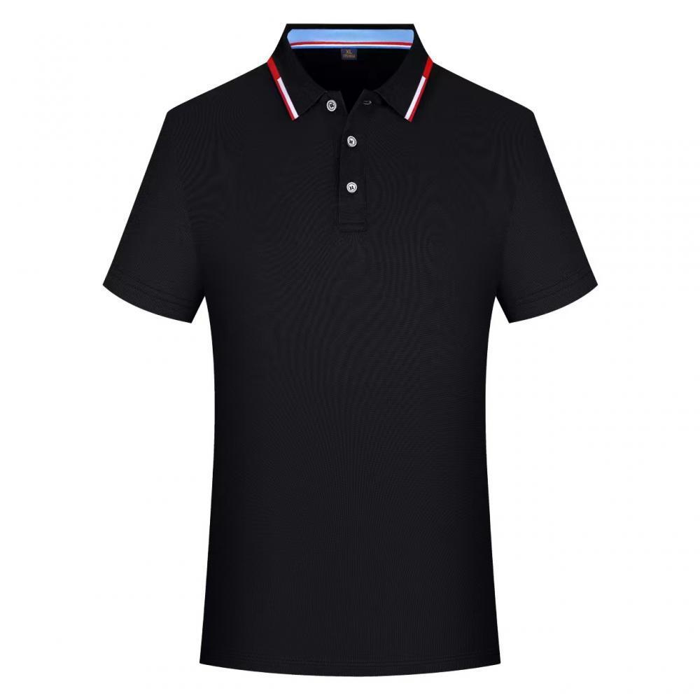 Color Block Short-sleeved Polo Shirt - kinko