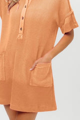 BiBi Dip Dye Mineral Washed Knit Dress - kinko