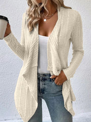 Cardigan Long Sleeve Sweater Casual Women's Clothing - kinko