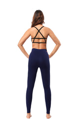 Leggings - Cropped Low-waisted Solid Color - kinko